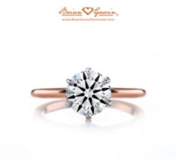 Brian Gavin Diamond Rose Gold Engagement Rings