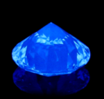 1.024ct K VS1 brian gavin blue fluorescent diamonds