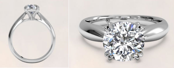 Ritani Tulip Engagement Ring