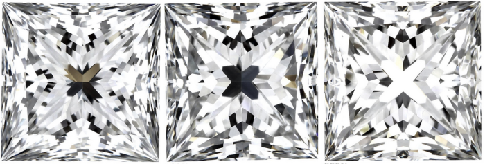 Blue Nile Signature Princess Cut Diamonds