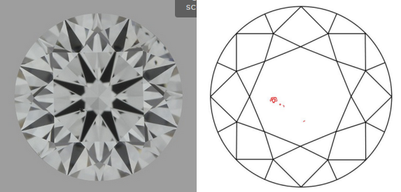 SI1 with crystal inclusion