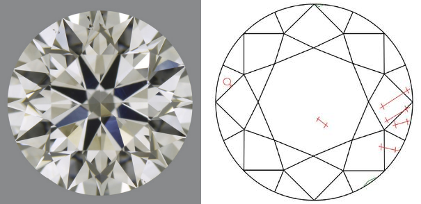 1.50ct I SI1 Ideal Cut Diamond From Zoara