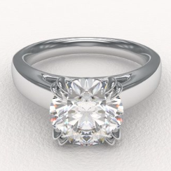 claw prongs engagement ring from Enchanted Diamonds