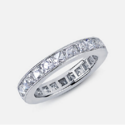 Antique French Cut Eternity Band