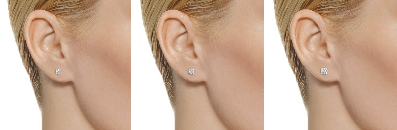 diamond stud earrings