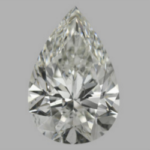 pear diamond 2.07ct I SI1