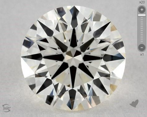 diamond clarity - eye-clean SI2 diamond