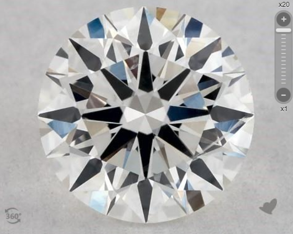 diamond clarity - an eye-clean I1 diamond